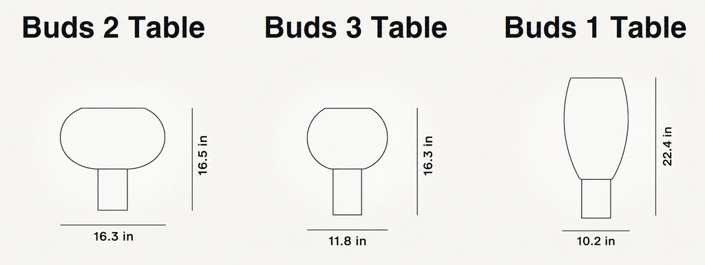 Buds Table Light By Foscarini