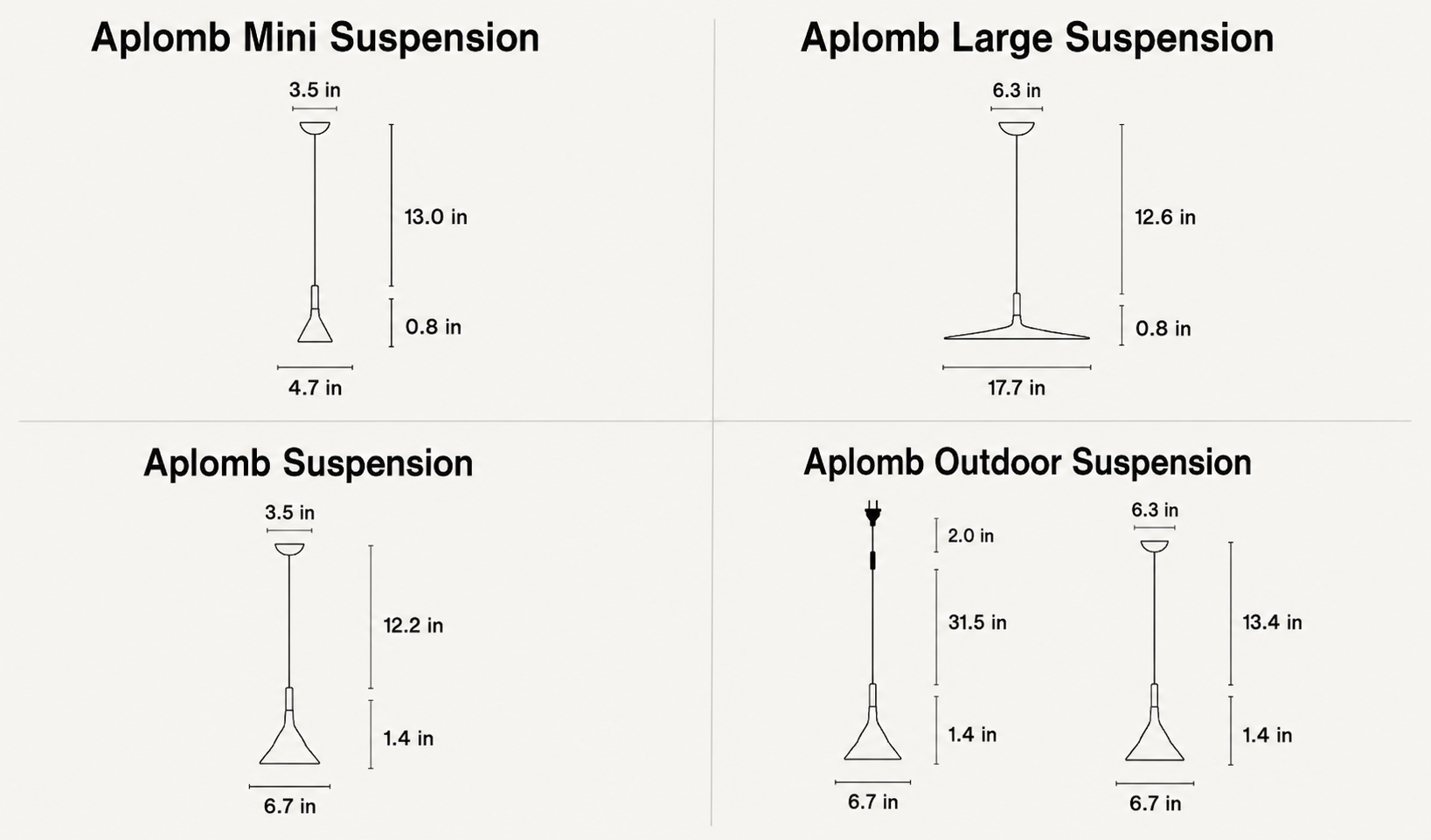 Aplomb Suspension By Foscarini