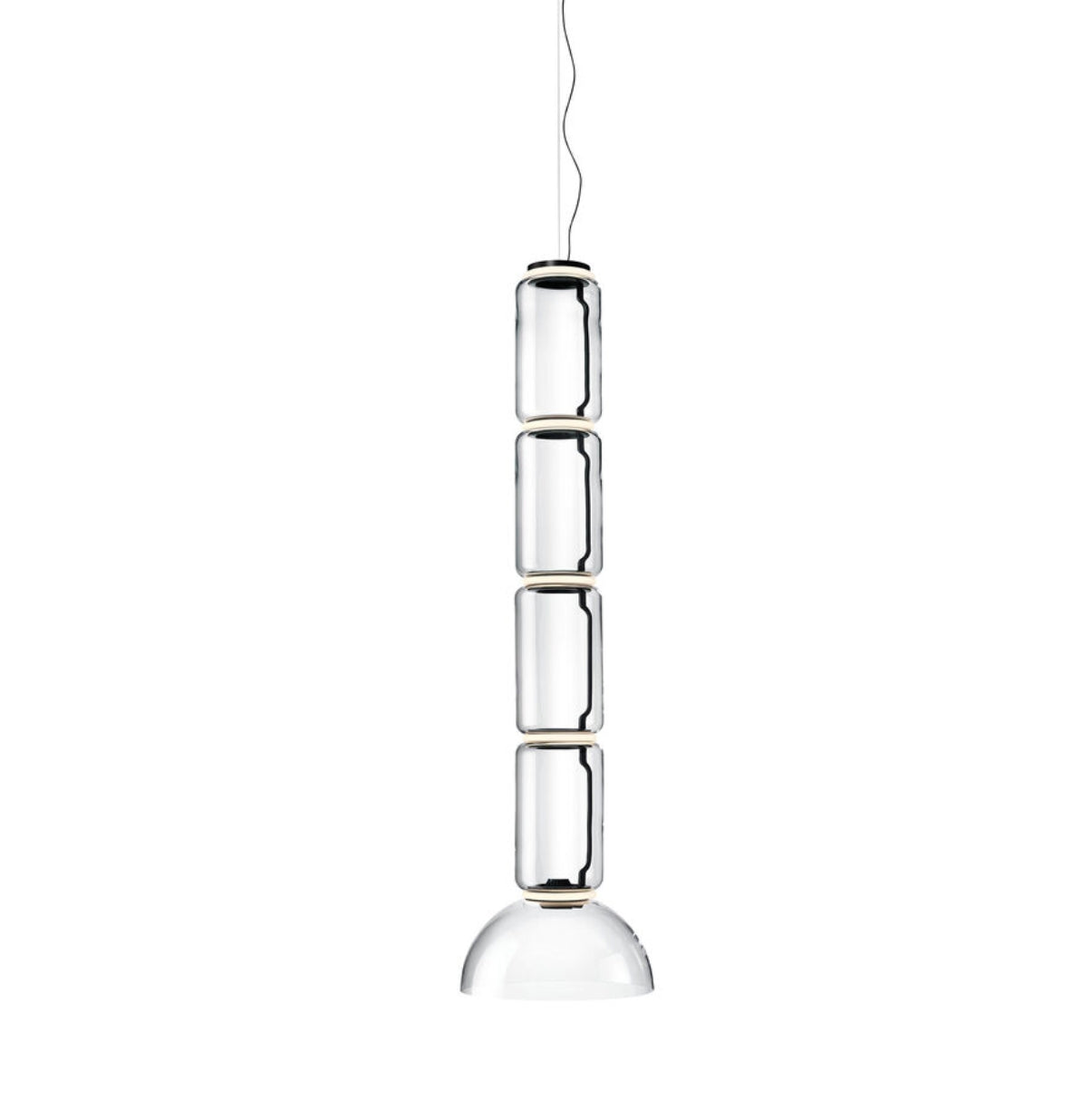 Noctambule Suspension 4 Low Cylinder Bowl By Flos