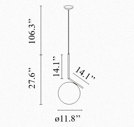 IC Lights Suspension By Flos
