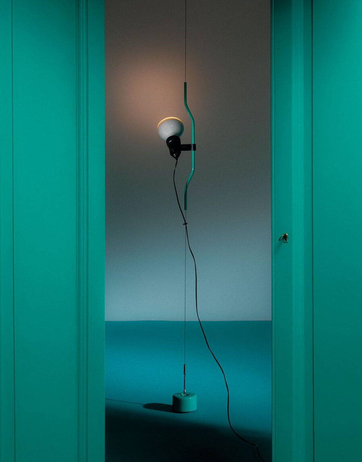 Parentesi 50 Turquoise Signal By Flos