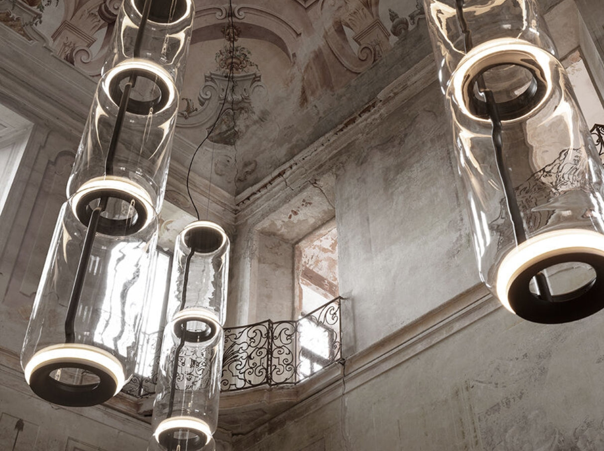 Noctambule Suspension 6 High Cylinder By Flos