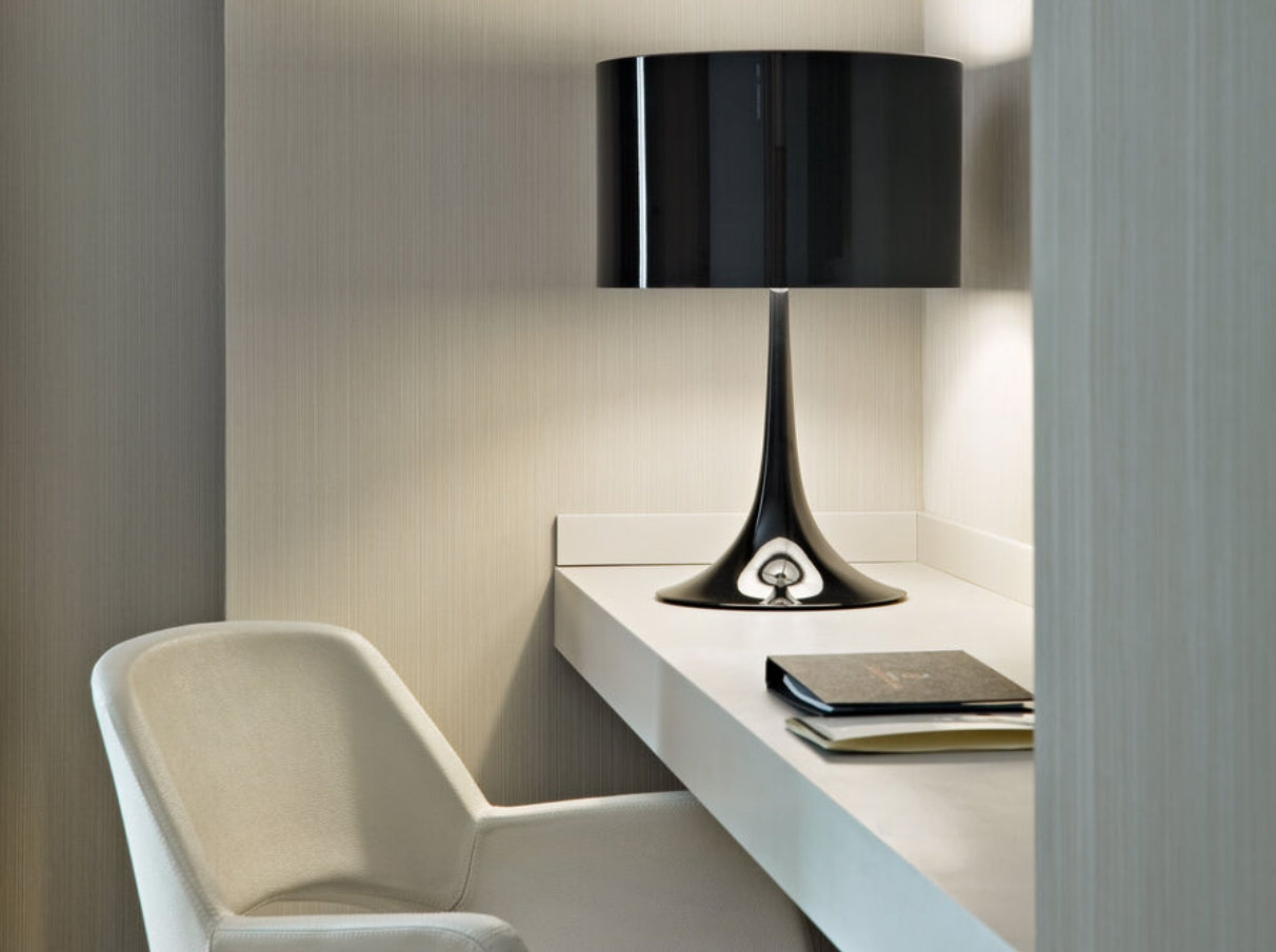 Spun Light Table 1 Black By Flos