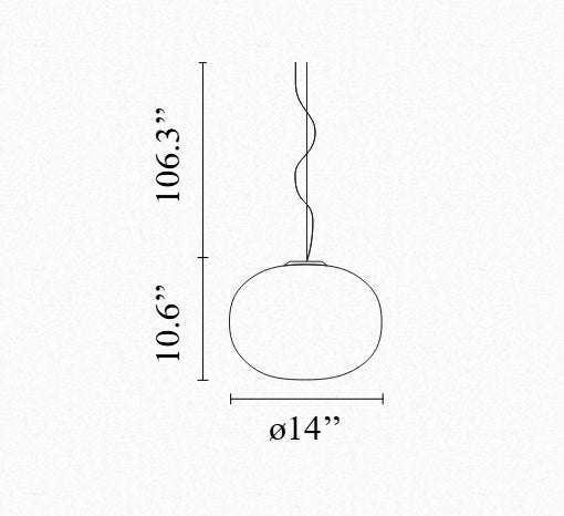 Glo-Ball Suspension 1 By Flos