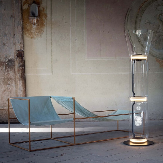 Noctambule Floor 2 High Cylinder Cone Small Base By Flos
