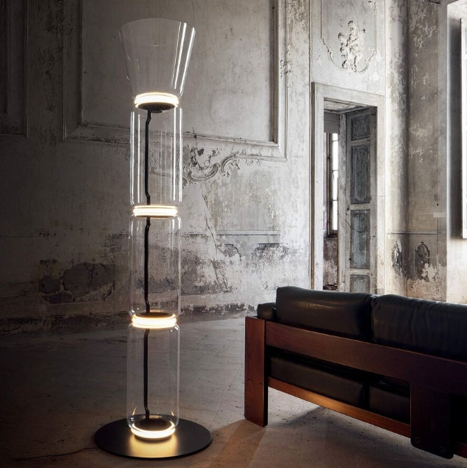Noctambule Floor 3 High Cylinder Cone Small Base By Flos