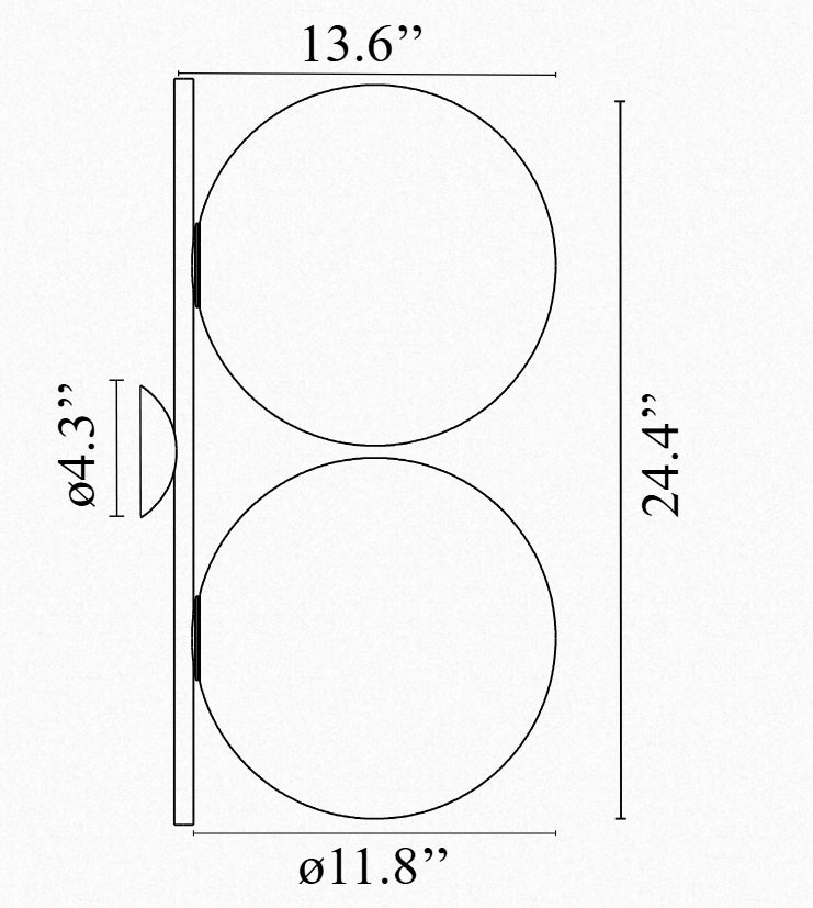 IC Lights Double By Flos
