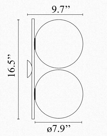 IC Lights Double By Flos