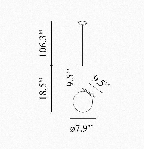 IC Lights Suspension By Flos