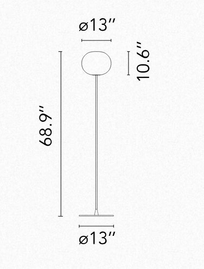 Glo-Ball Floor By Flos