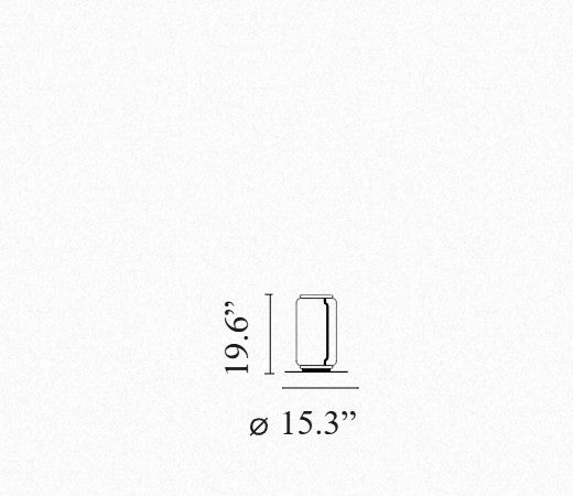 Noctambule Floor 1 Low Cylinder Small Base By Flos